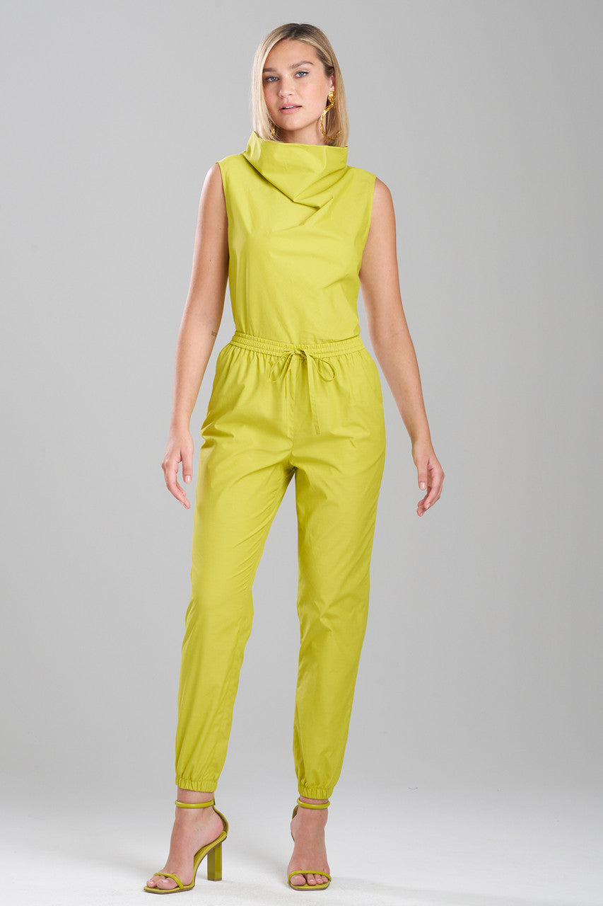 Natori Buy Techno Poplin Jogger Pants in Chartreuse Online