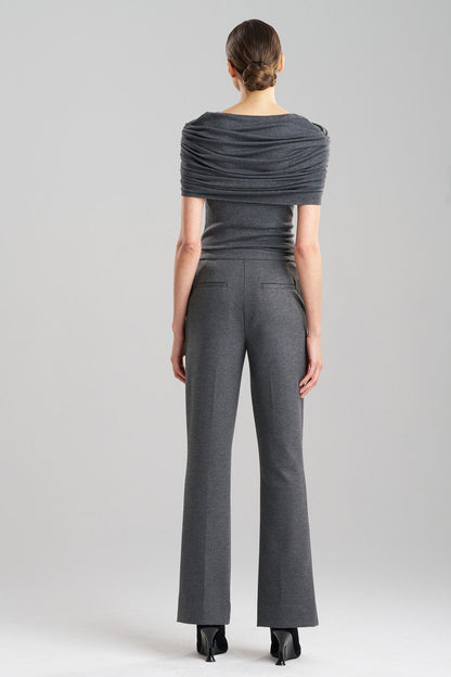 Natori Buy Double Jersey Trousers in Charcoal Online