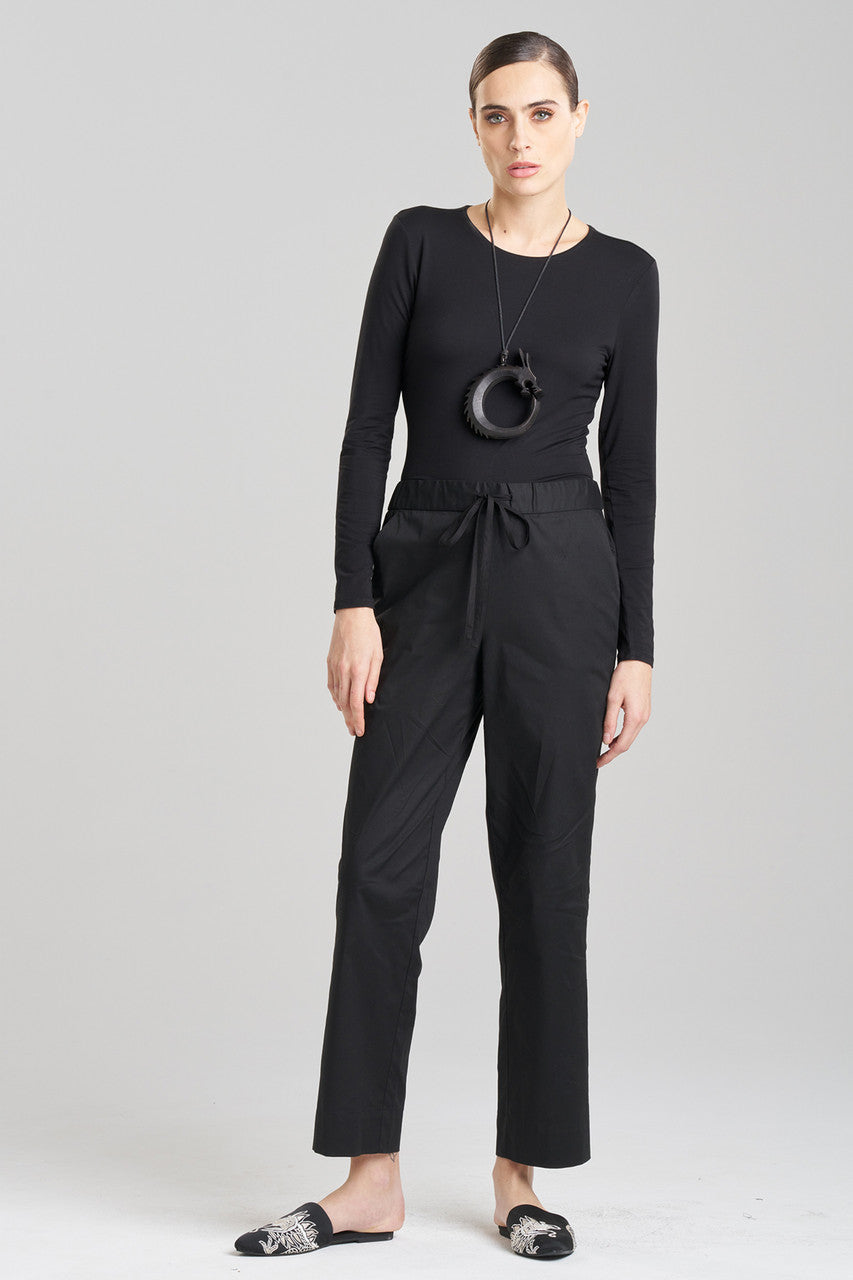 Natori Buy Dragon Techno Poplin Unisex Pants in Black Online