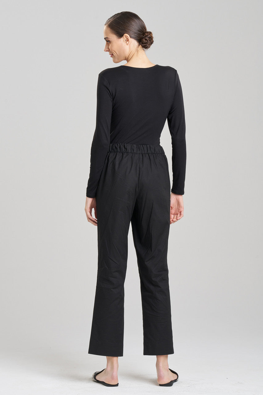 Natori Buy Dragon Techno Poplin Unisex Pants in Black Online