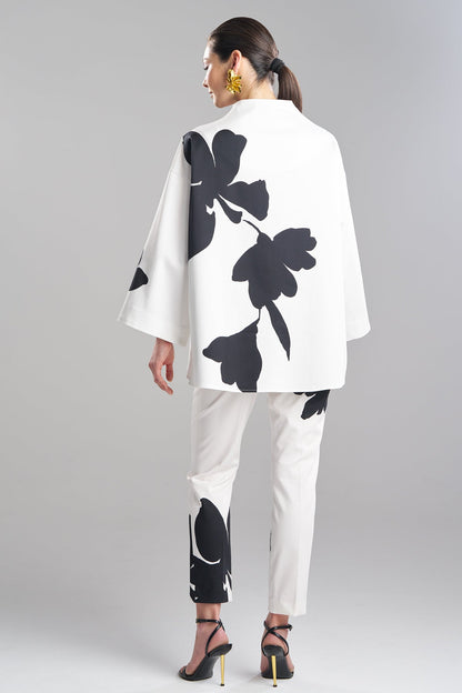 Natori Peony Cotton Chino Coat