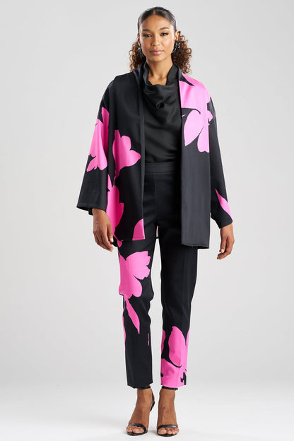 Natori Peony Cotton Chino Coat