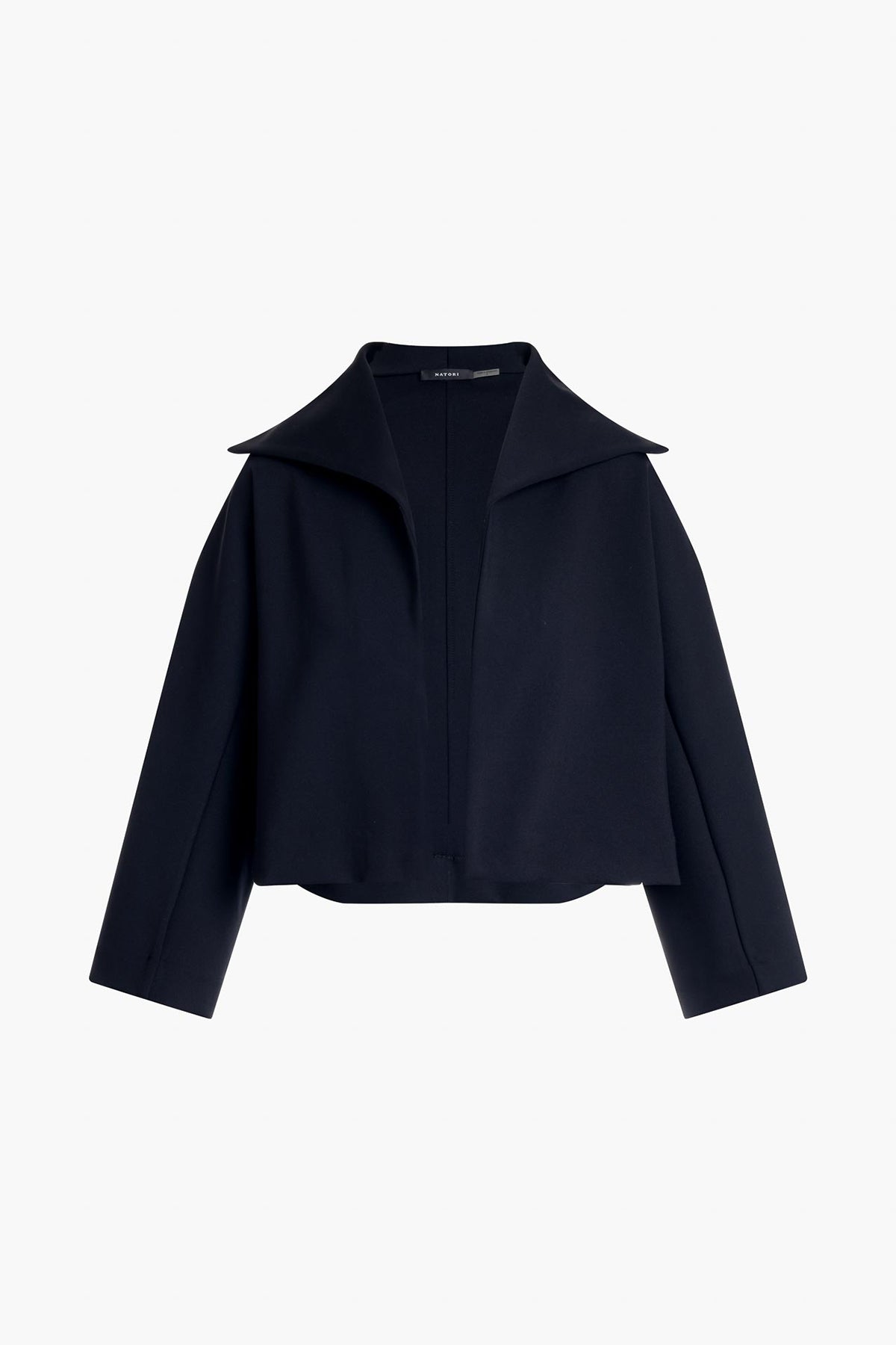 Natori Techno Crepe Stand Collar Jacket