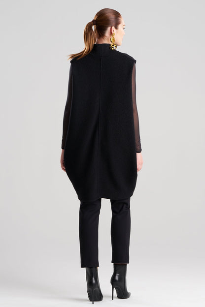 Natori Boiled Wool Patch Pocket Vest