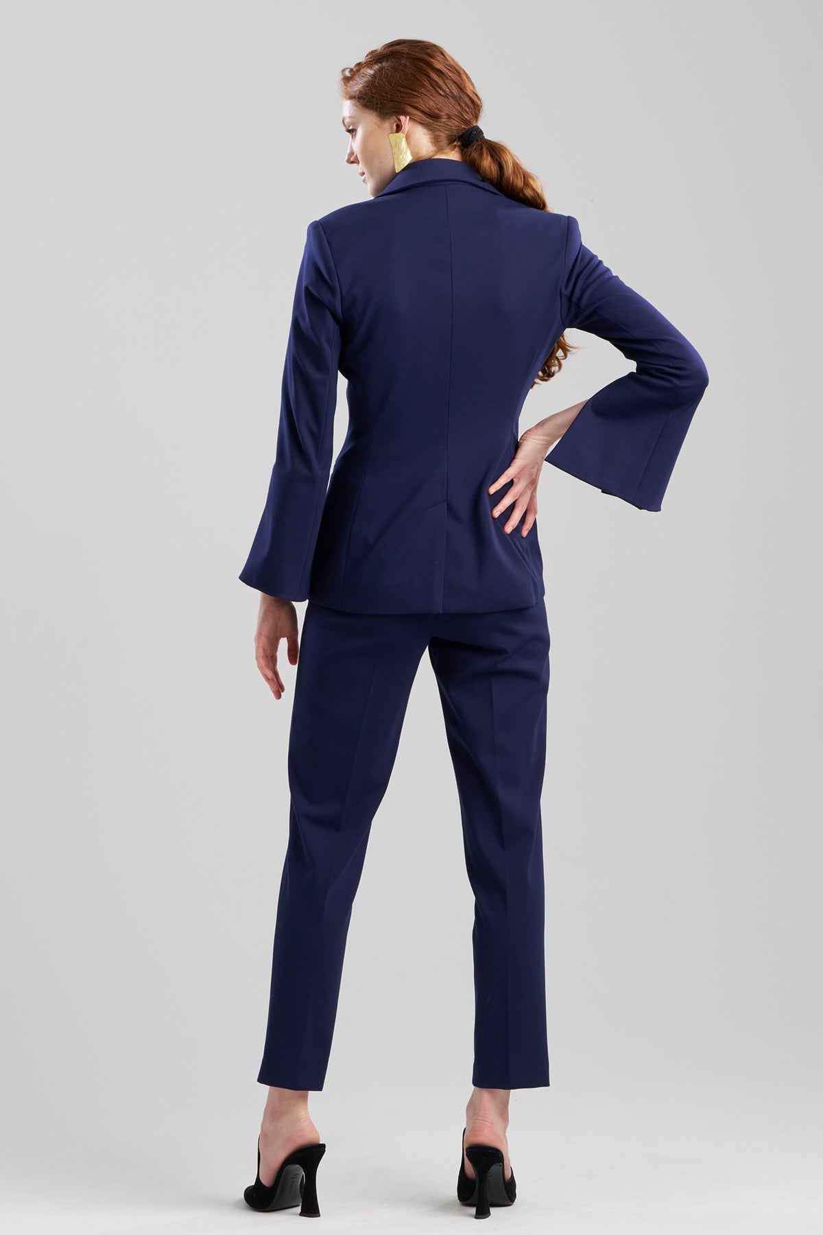 Natori Compact Knit Two Button Lapel Blazer