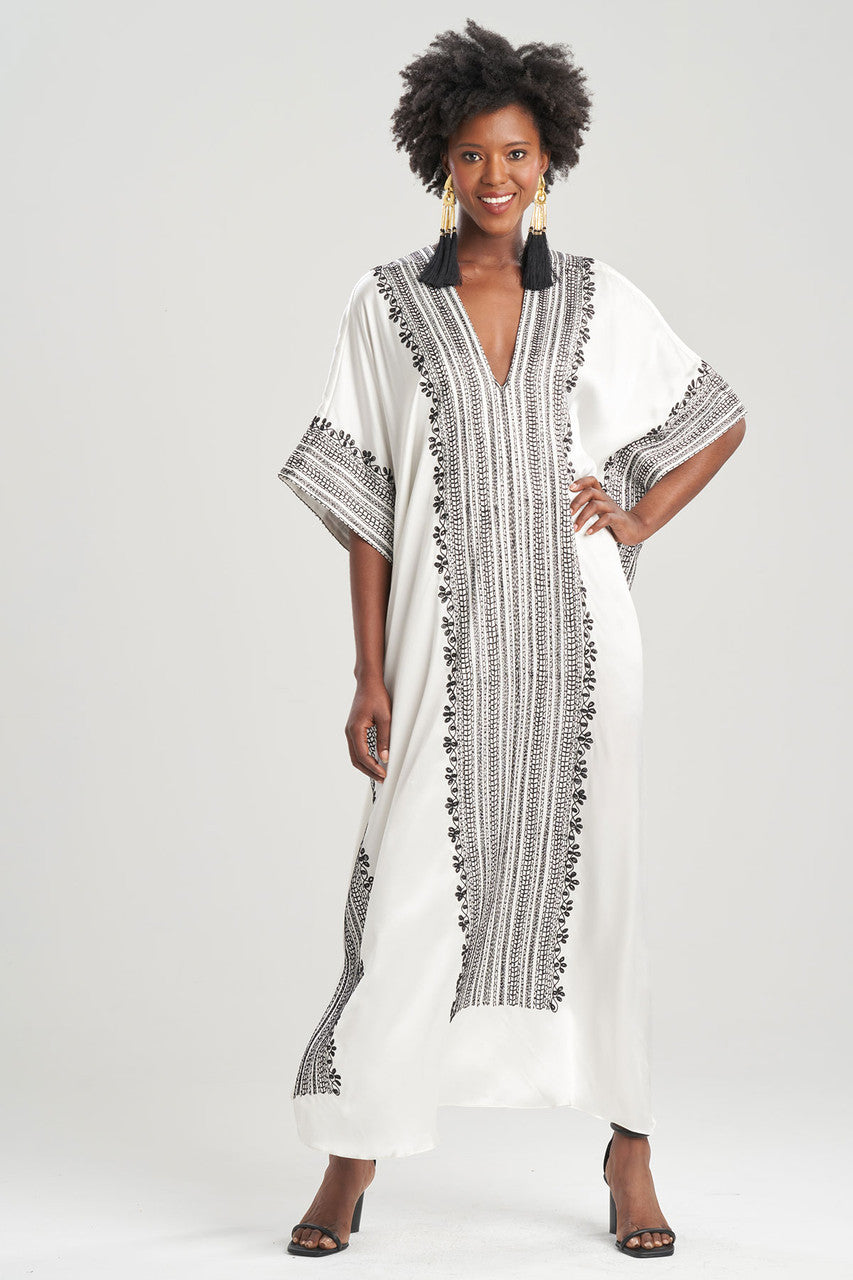 Natori Buy Couture Zehra Caftan in Warm White Online