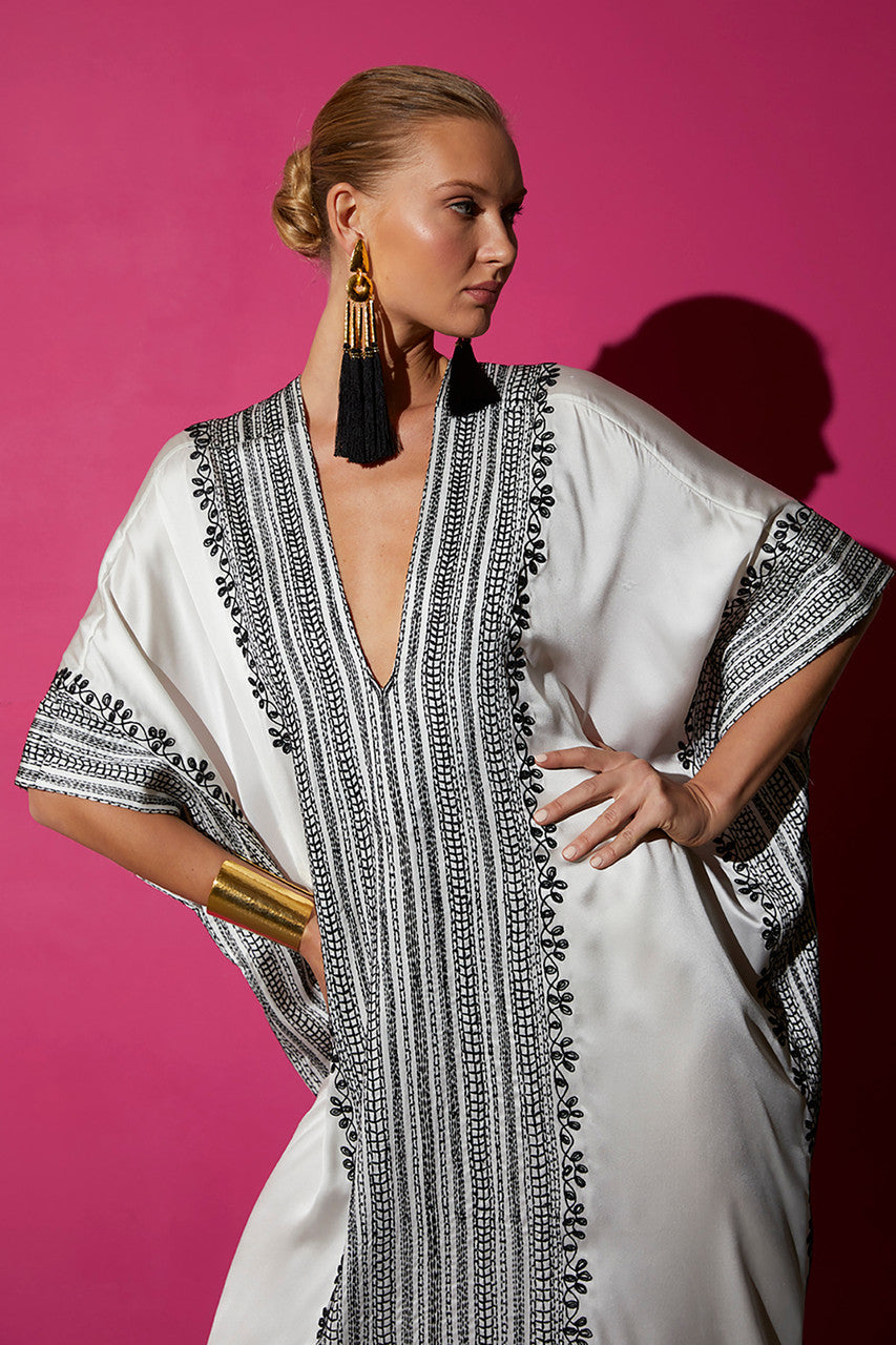 Natori Buy Couture Zehra Caftan in Warm White Online