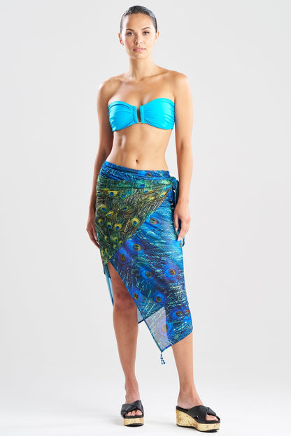 Natori Peacock Mesh Pareo