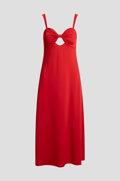 Natori Solid Jersey Maxi Dress
