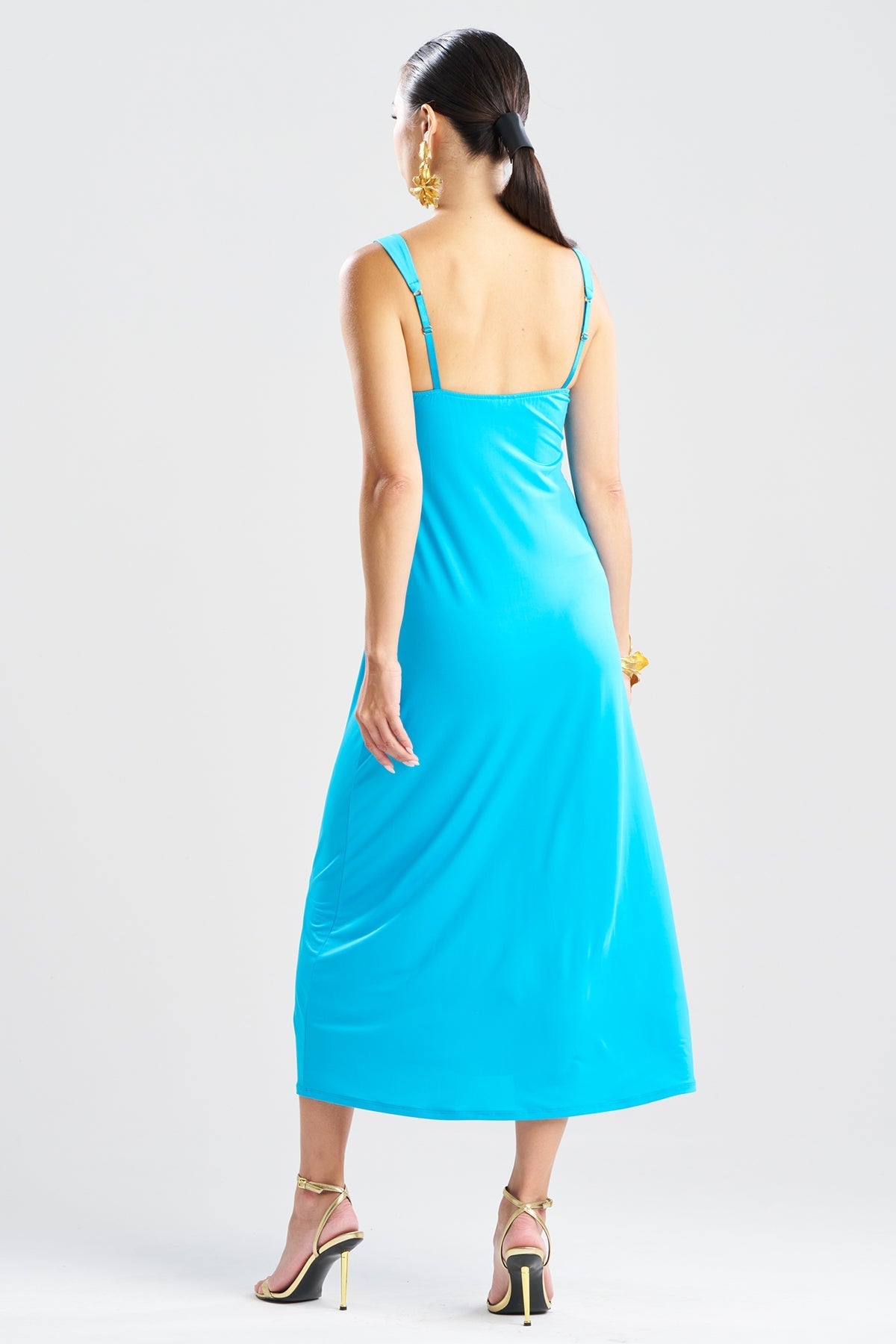 Natori Solid Jersey Maxi Dress