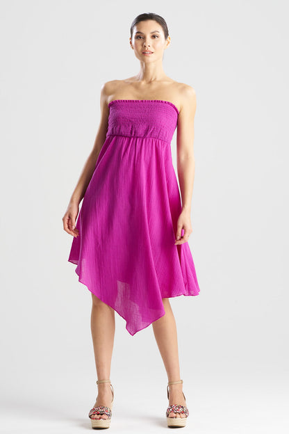 Natori Cotton Gauze Bandeau Dress