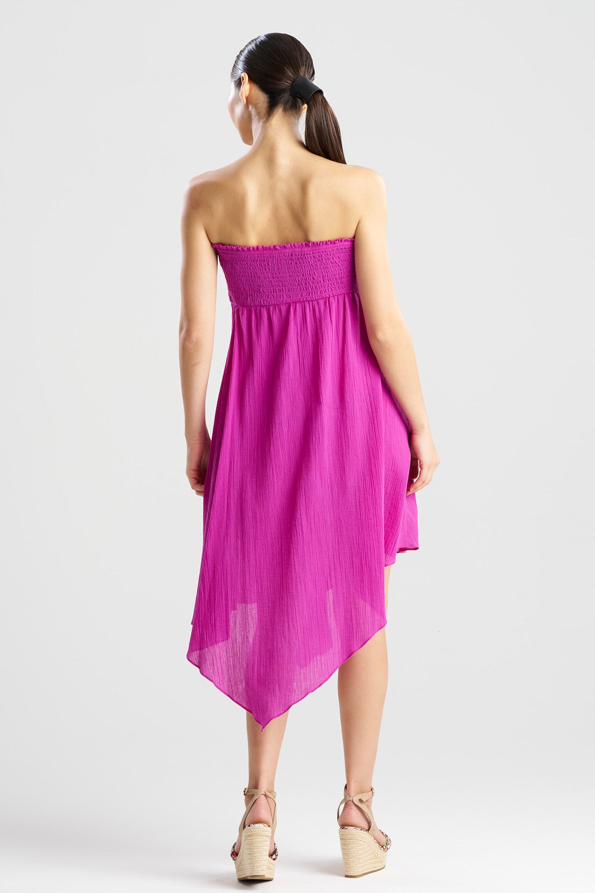 Natori Cotton Gauze Bandeau Dress