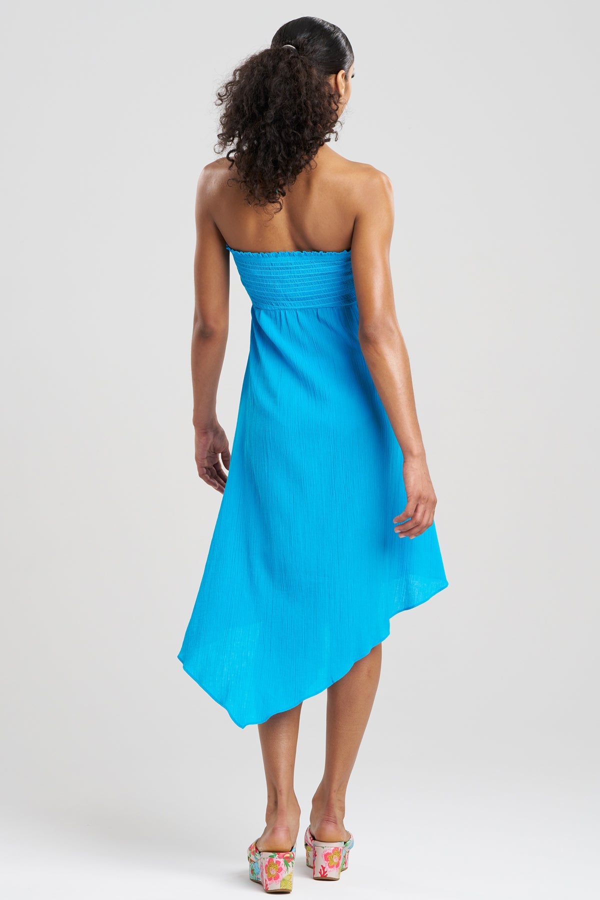 Natori Cotton Gauze Bandeau Dress