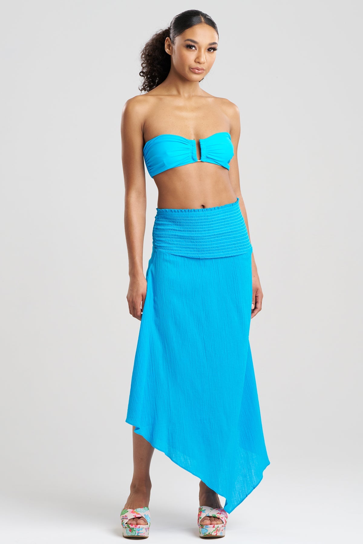 Natori Cotton Gauze Bandeau Dress