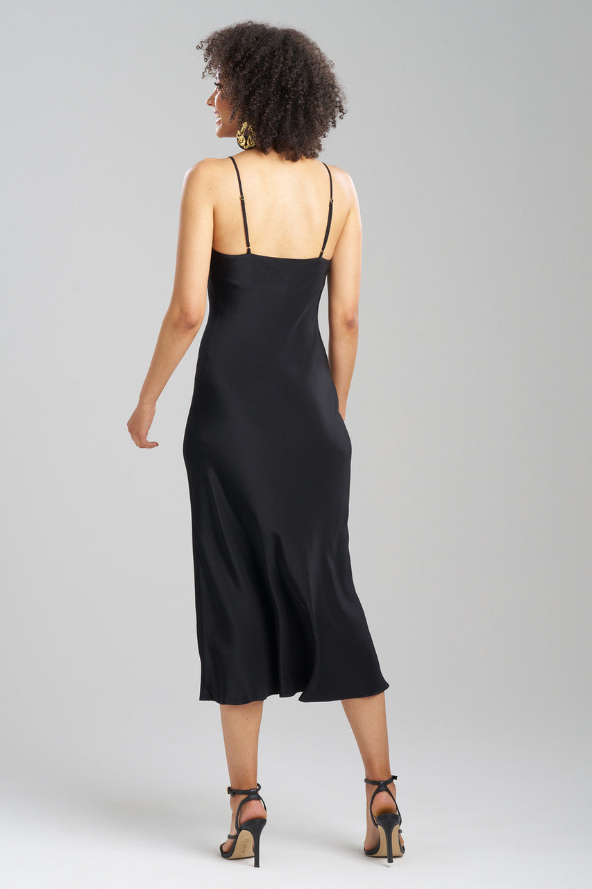Natori Buy Couture Silk Crepe Gown in Black Online