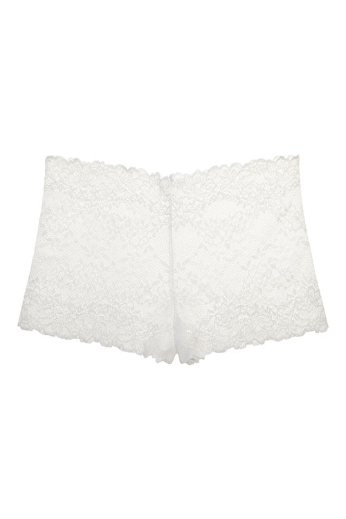 Natori Buy Heavenly Lace Boyshort in White Online