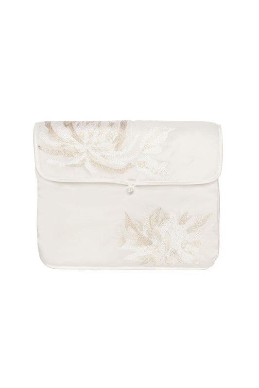 Natori Buy Bridal Embroidery Small Lingerie Bag in Warm White Online
