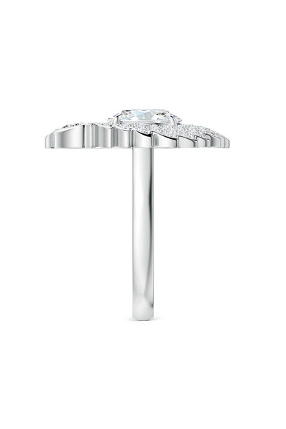 Natori Buy Dragon Lab-Grown 14K Gold Round Diamond Ring in 14K White Gold Online
