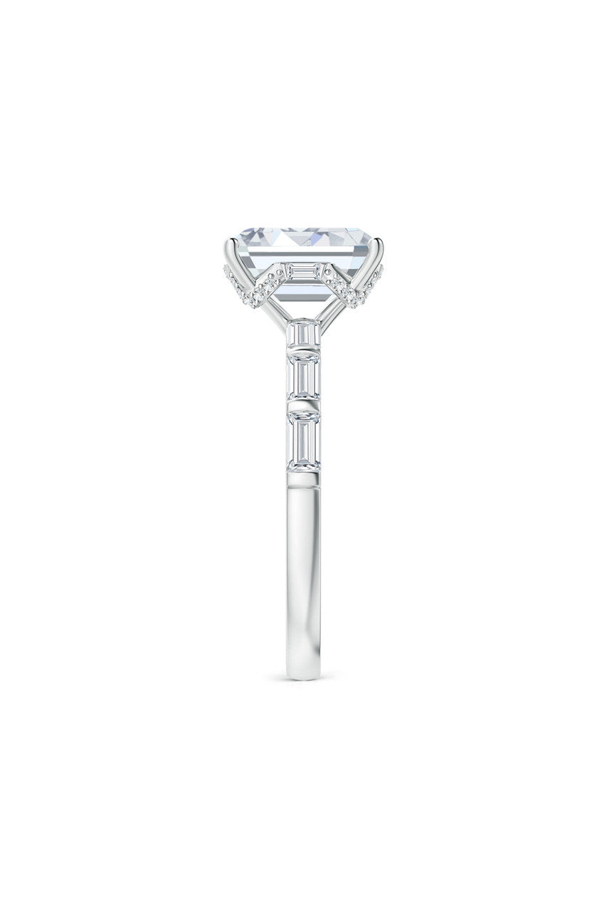 Natori Buy Orient Express Lab-Grown 14K Gold & Emerald Cut Diamond Solitaire Ring in 14K White Gold Online