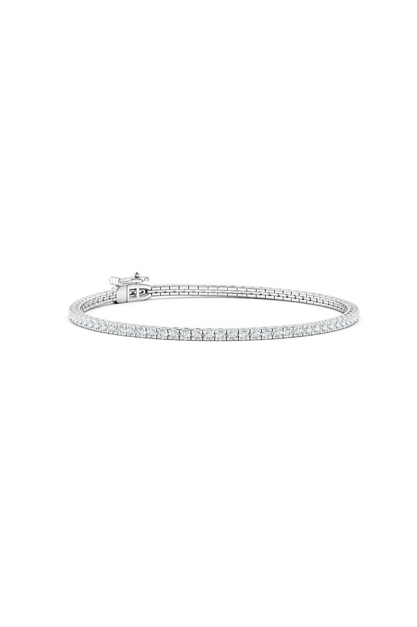 Natori Buy Shangri-La 14K Gold and Diamond Tennis Bracelet in 14K White Gold Online