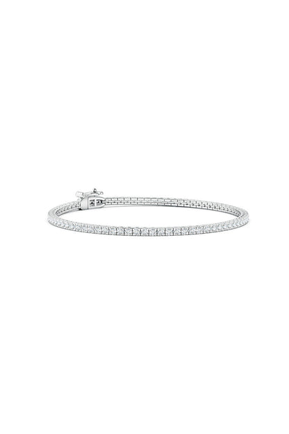 Natori Buy Shangri-La 14K Gold and Diamond Tennis Bracelet in 14K White Gold Online
