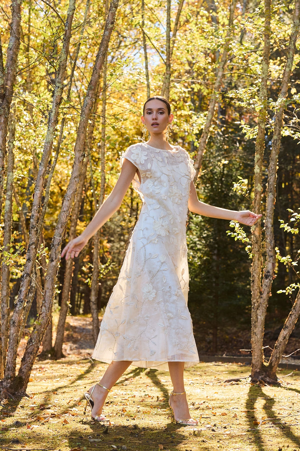 Natori Couture Piña Embellished Dress