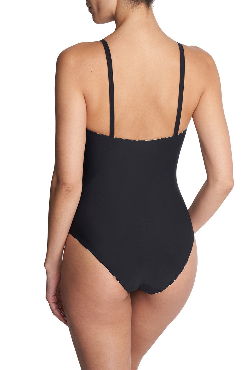 Natori Buy Riviera Reversible One Piece Swimsuit in Luxe Leopard/Black Online