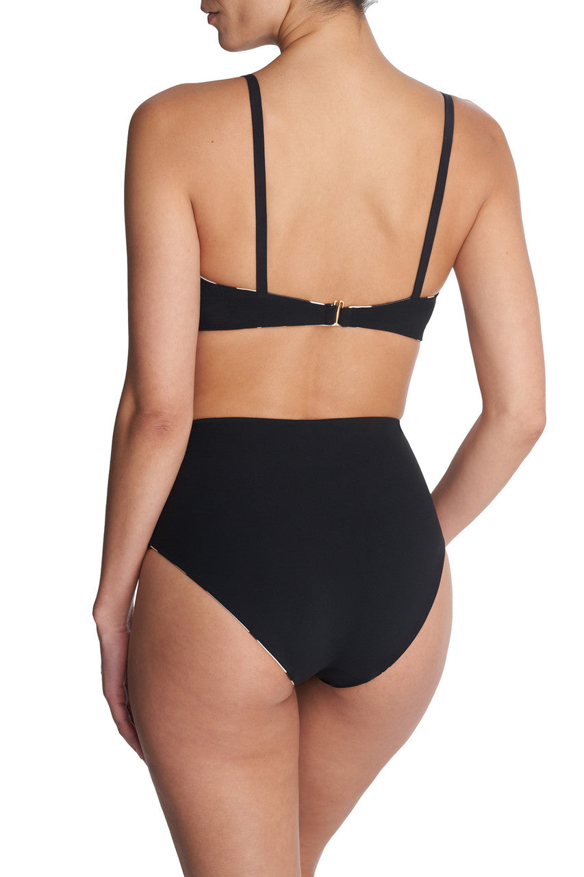Natori Buy Riviera Reversible High Rise Bikini Bottom in Luxe Leopard/Black Online