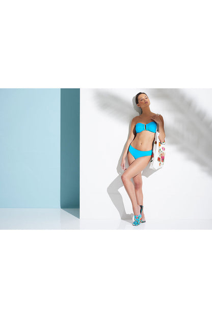 Natori Buy Cheeky Bikini Bottom in Aqua Blue Online