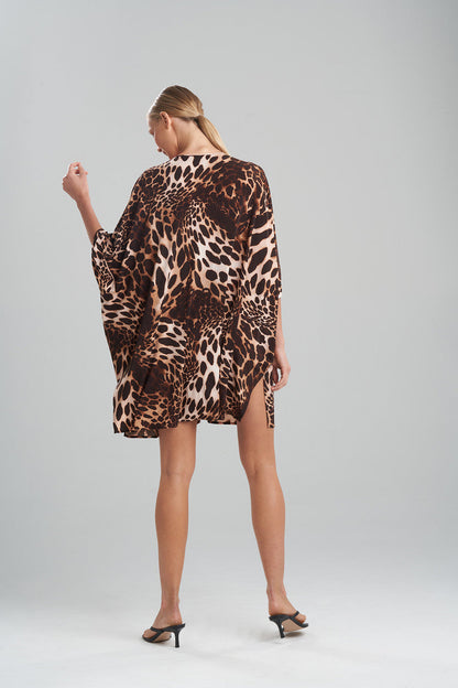 Natori Buy Leopard Jersey Cover-Up in Natural Online