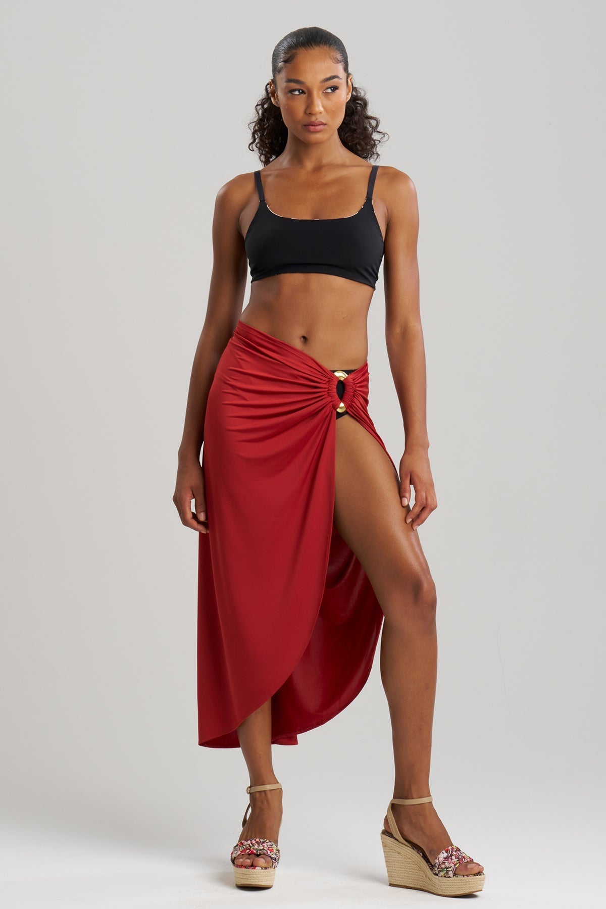 Natori Solid Jersey Pareo