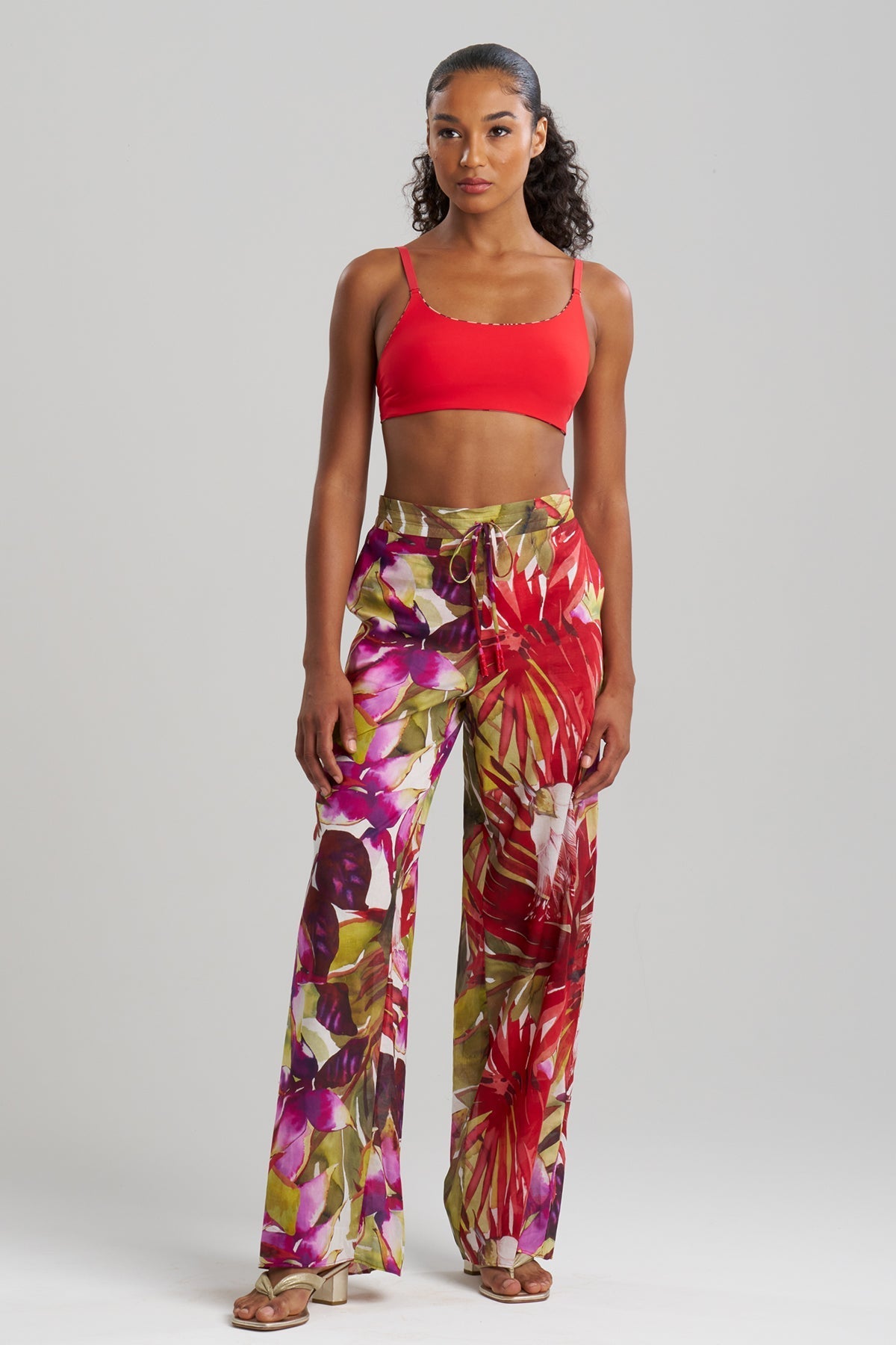 Natori Rainforest Cotton Pants
