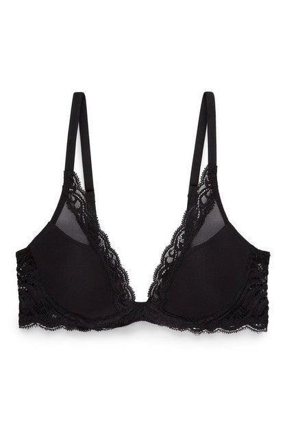 Natori Buy Feathers Plunge T-Shirt Bra - in Black Online
