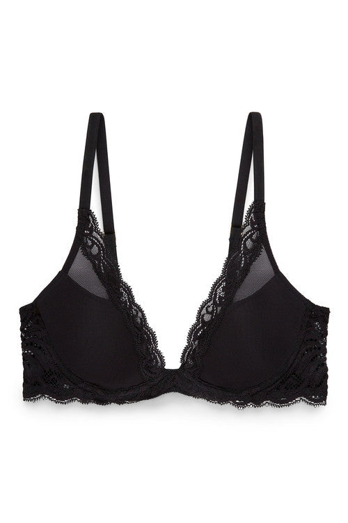 Natori Buy Feathers Plunge T-Shirt Bra - in Black Online