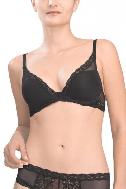 Natori Buy Feathers Plunge T-Shirt Bra - in Black Online