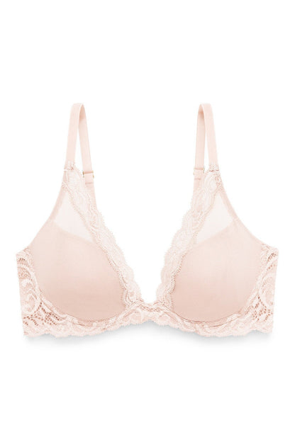 Natori Buy Feathers Plunge T-Shirt Bra - in Cameo Rose Online