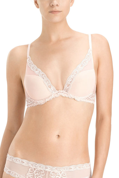 Natori Buy Feathers Plunge T-Shirt Bra - in Cameo Rose Online