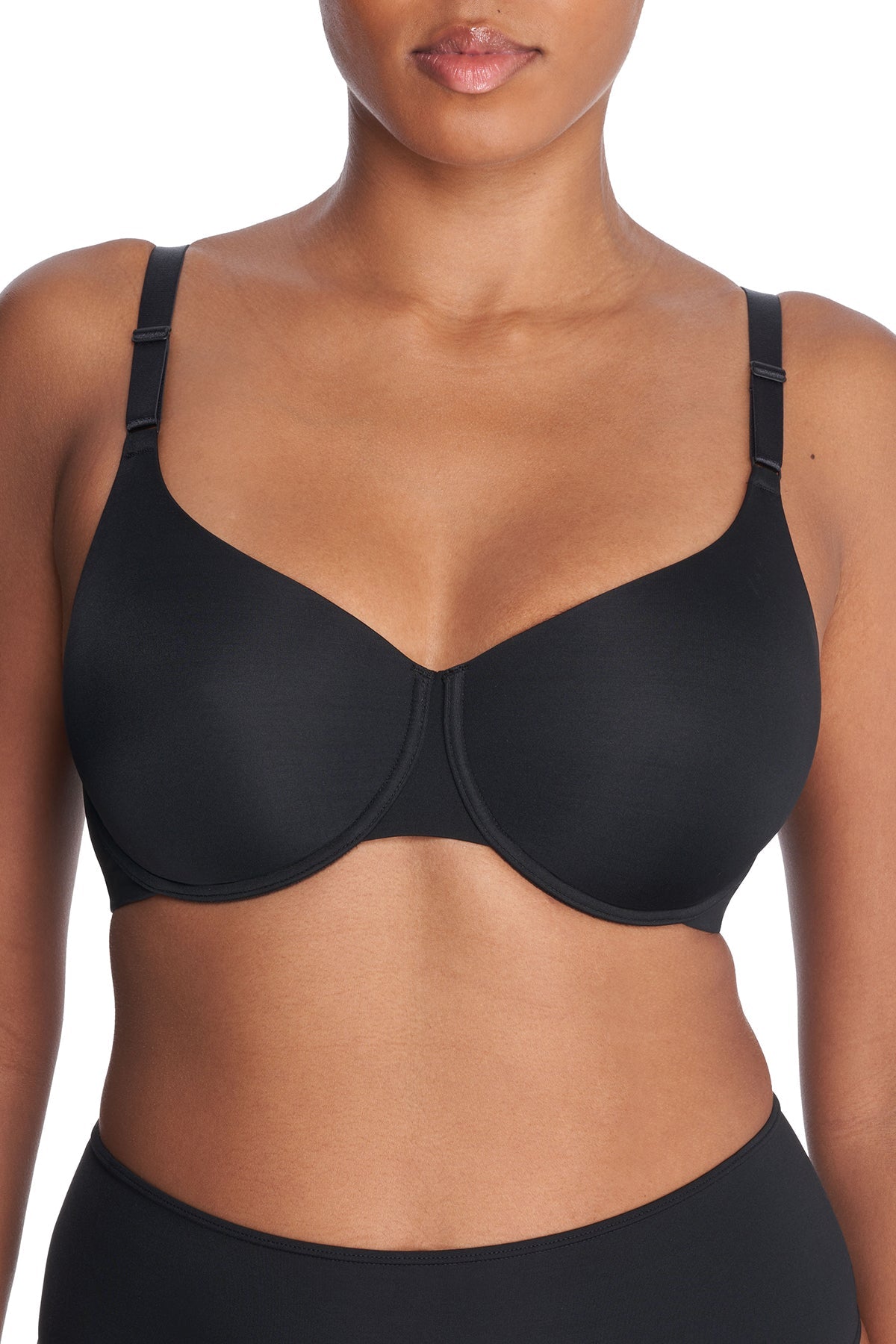 Natori Buy Liquid Full Fit Contour Underwire Bra in Black Online