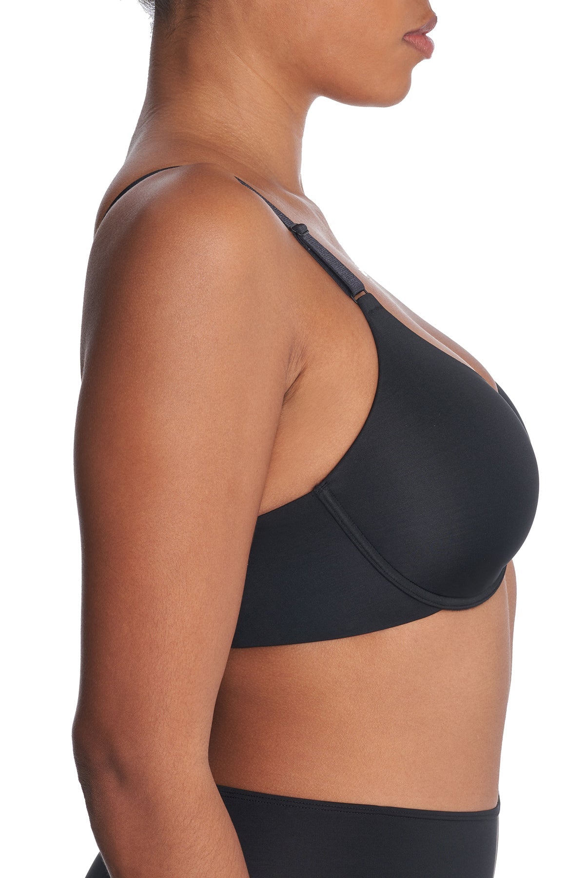 Natori Buy Liquid Full Fit Contour Underwire Bra in Black Online
