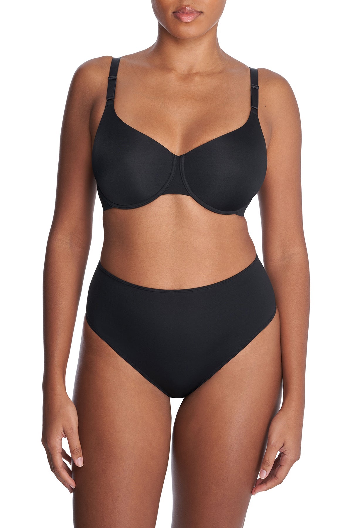 Natori Buy Liquid Full Fit Contour Underwire Bra in Black Online