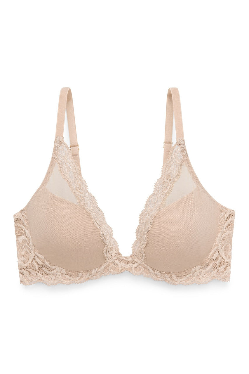 Natori Buy Feathers Plunge T-Shirt Bra - in Café Online