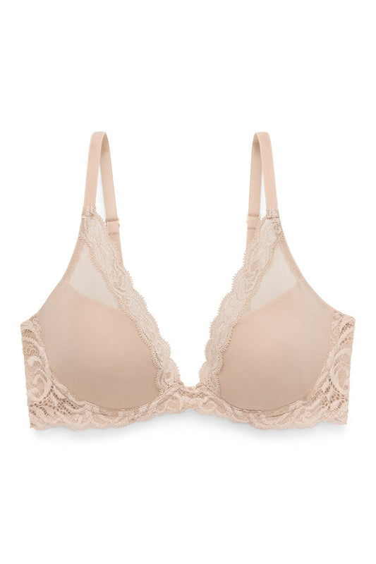 Natori Buy Feathers Plunge T-Shirt Bra - in Café Online