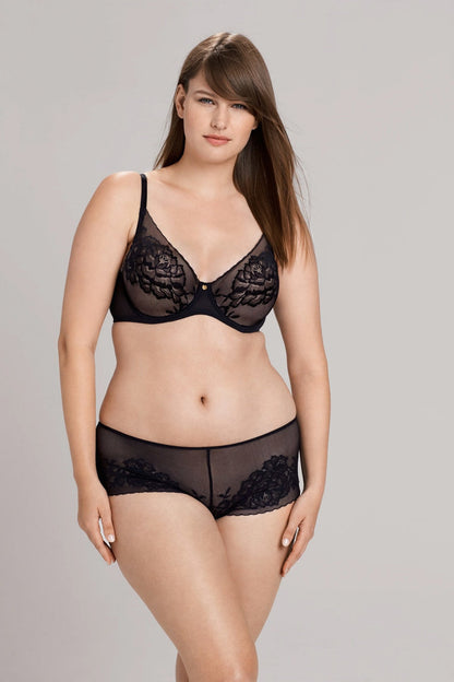 Natori Buy Flora Contour Underwire Bra in Black/Light Mocha Online
