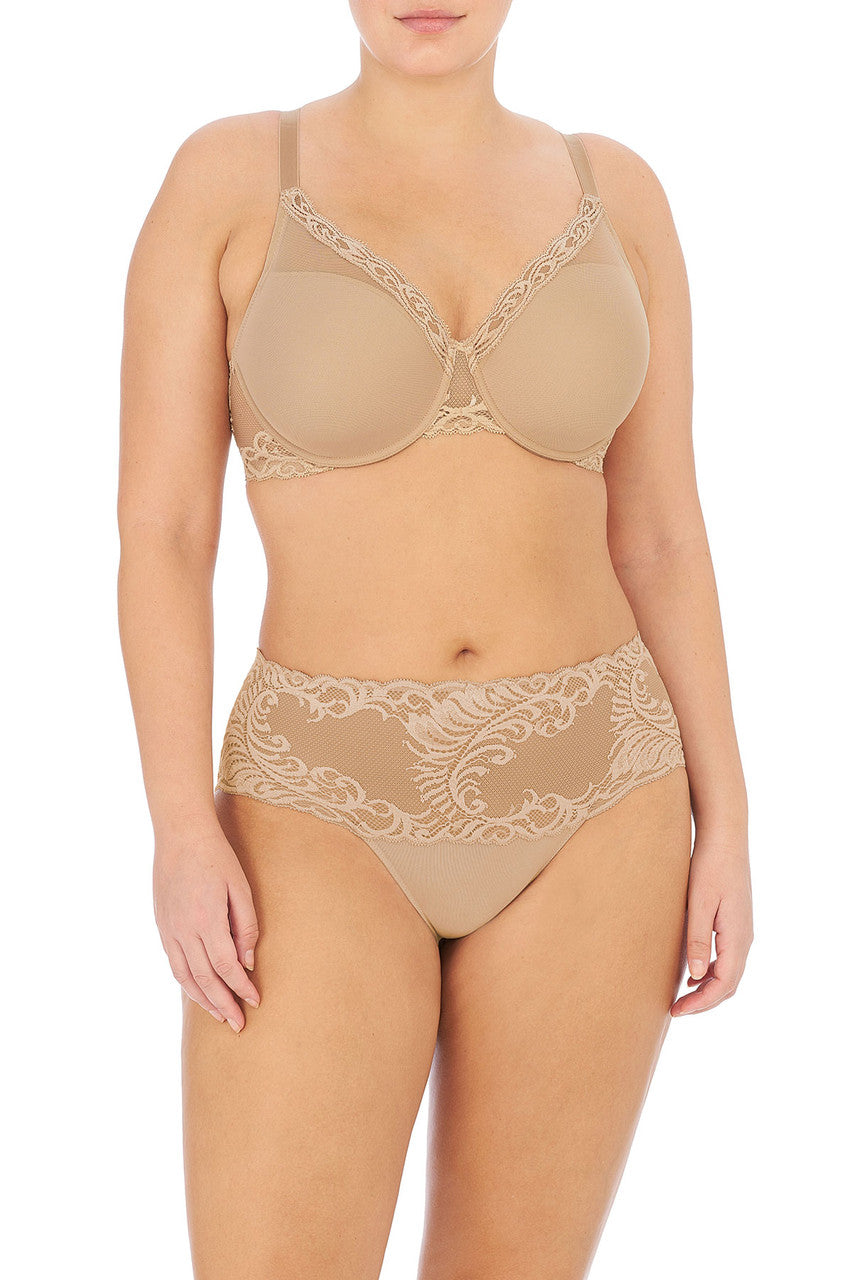 Natori Buy Feathers Full Figure Contour Underwire Bra in Café Online