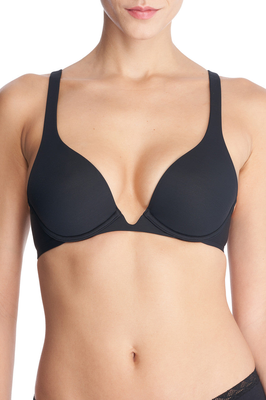 Natori Buy Verge Convertible Plunge Contour Underwire Bra in Black Online