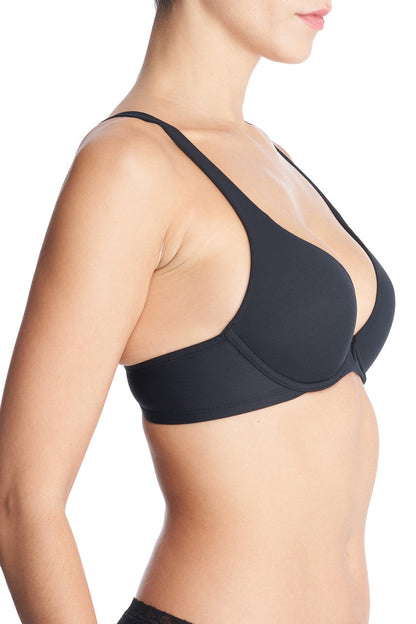 Natori Buy Verge Convertible Plunge Contour Underwire Bra in Black Online