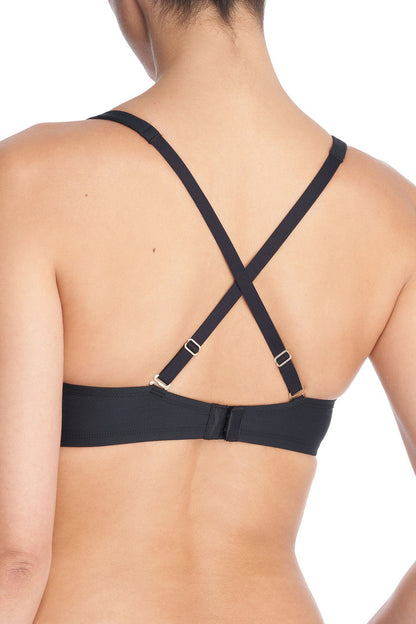 Natori Buy Verge Convertible Plunge Contour Underwire Bra in Black Online