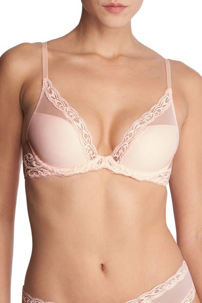 Natori Buy Feathers Plunge T-Shirt Bra in Seashell Online