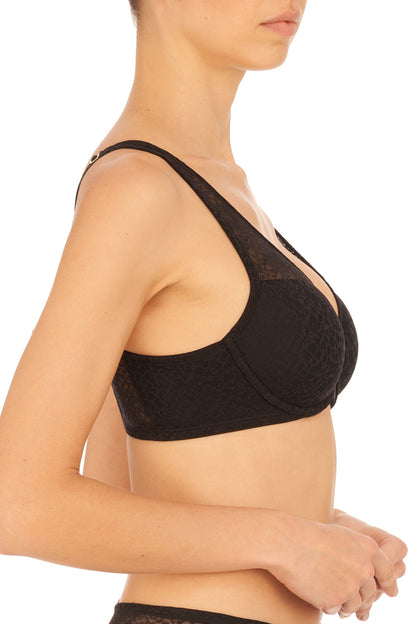 Natori Buy Pretty Smooth Full Fit Contour Underwire Bra in Black Online
