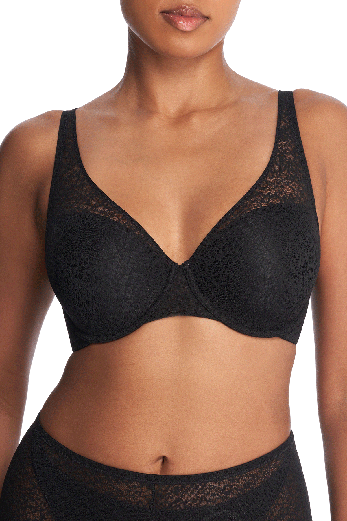 Natori Buy Pretty Smooth Full Fit Contour Underwire Bra in Black Online